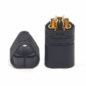 Amass MT60 Three-hole Plug Connector Black Male & Female 1 Pair
