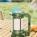 IPRee All-in One Portable Solar Powered Handheld Flashlight Mini Fan Camping Lantern Type-Charging Built In Battery Travel Camping Tent Light LETorch