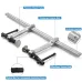 Multifunctional F Clamp 300x80mm Double Force Welding Bar Clamp 1200 Pounds Clamping Force Chrome Vanadium Steel Metalworking Woodworking Heavy Duty Clamp