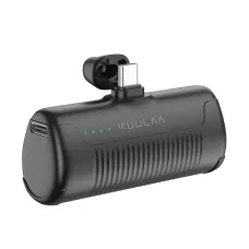 KUULAA KL-YD47 Mini 4500mAh Built-in Type-C Plug Emergency Power Bank External Battery Power Supply Fast Charging for iPhone 12 13 14 14Pro 14 Pro Max