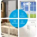 Tuya Smart Zigbe Door Window Magnetic Sensor Open/Closed Detector Home Alarm Security Protection Smart Life Works with Alexa Google