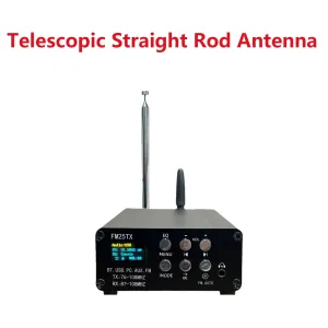 FM25TX FM Transmitter 2.5W Long Range Wireless Audio Player Bluetooth 5.3 USB Sound Card AUX Input EQ Modes MP3 WAV FLAC Support