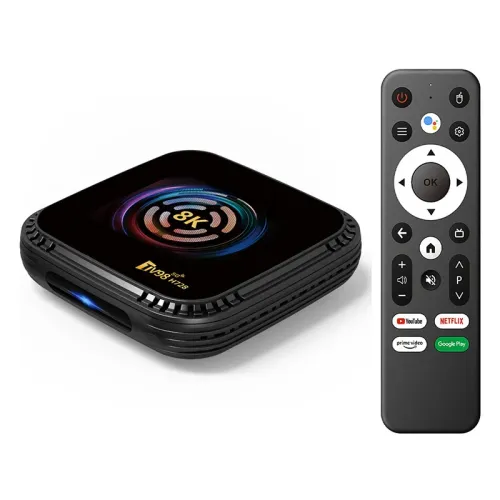 TV98 H728 8K UHD Android 14.0 TV Box HDR10+ 4GB RAM 64GB Storage Allwinner H728 Octa-Core Wi-Fi 6 BT5.0 8K Streaming Device Smart Media Player Set Top Box