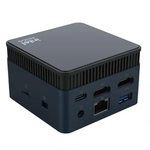 CRENET B01 Intel Alder Lake-N100 12GB RAM 512GB SSD 4K Dual Output HD Windows 11 Mini Gaming Computer Desktop PC