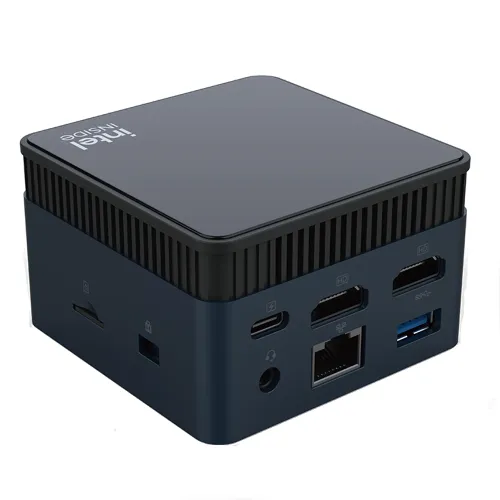 CRENET B01 Intel Alder Lake-N100 12GB RAM 512GB SSD 4K Dual Output HD Windows 11 Mini Gaming Computer Desktop PC