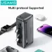USAMS CD233 20W 4500mAh Dual-Port Plug-in Power Bank Digital Display External Battery Power Supply with 2 Inputs & 2 Outputs Support PD QC AFC FCP SCP Fast Charging for iPhone 16 Pro 15 14 Plus 13 12 Pro Max for Huawei Mate XT for Xiaomi 15pro for Sam