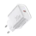 ESSAGER ES-CD52 30W 1-Port USB PD Charger USB-C PD3.0 QC3.0 FCP SCP BC1.2 iP2.4A Fast Charging Wall Charger Adapter EU Plug for iPhone 16 16 Pro 15 14 13 Pro Max for Huawei Pura 80 Ultra for Xiaomi MIX Flip 2