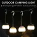 WESBIKING Portable Camping Light USB Rechargeable Hook Camping Lantern Adjustable Outdoor Waterproof Tent Lights Emergency Table Lamp Power Brank