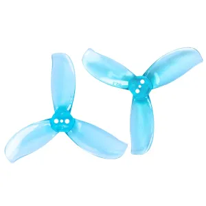 4Pairs Gemfan D2.5-3 2524 2.5 Inch 3-Blades PC Propeller 1.5mm Shaft 3 Holes Suitable for DJI O4 HD VTX 1404 4600KV Motors RC FPV Drone Racing