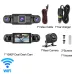 4 Channel 3-Inch IPS HD Dash Cam Night Vision Quad-Recording 1080P GPS Driving Recorder WiFi Connect Accident Recording Lock