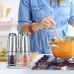 Electric Pepper Mill Sets Herb Coffee Grinder with LED Light Automatic Gravity Induction Salt Shaker Grinders Machine Spice Mill Tool