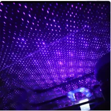 Car Romantic LED Starry Sky Night Light 5V USB Powered Galaxy Star Projector Lamp for Car Roof Room Ceiling Decor Plug and Play