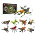 59083 JJ9098 JJ9099 6-in-1 / 8-in-1 Insect Model Building Block Assembly Kit Kid Christmas Gift