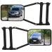 Pair Car Extend Rear View Mirrors Adjustable Additional Exterior Mirror for All Standard Vehicles RVs Caravan Car Trailer Towing Mirrors