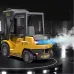 1/24 QH207-1D Forklift Electric RC Car Crane Vehicles Model w/ Sound and Light Spray Children Toys