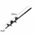 2 Sizes Garden Auger Drill Bit Tool Spiral Hole Digger Ground Drill Earth Drill For Seed Planting Gardening Fence Flower Planter