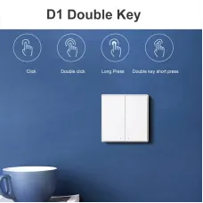 Aqara D1 Smart Zigbe Wall-mounted Switch Intelligent Wireless Key Light Button Remote Control Switch Support Mijia APP HomeKit