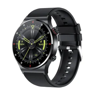 QW33 1.28inch HD Screen bluetooth Call ECG+PPG Heart Rate Blood Pressure Blood Oxygen Monitor Sleep Monitoring NFC Access Control Multi-sport Modes Music Playback IP67 Waterproof Smart Watch
