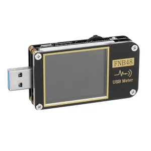FNB48 USB Tester Voltmeter Ammeter bluetooth APP Tester Current and Voltmeter USB Tester With USB-A/Micro USB /Type-C Interface