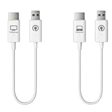 Measy AM18051 Wireless HD Extender Kit 1080P@60Hz Screen Mirroring Dual Band 2.4G 5G WiFi 50m Range Plug and Play Miracast Airplays USB Powered