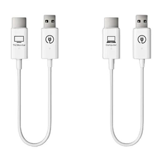 Measy AM18051 Wireless HD Extender Kit 1080P@60Hz Screen Mirroring Dual Band 2.4G 5G WiFi 50m Range Plug and Play Miracast Airplays USB Powered