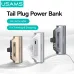 USAMS CD248 3000mAh Mini Tail Plug Portable Power Bank Type-C Plug-in External Battery Power Supply Fast Charging for iPhone 16 16 Pro 15 15 Pro Max for Huawei Pura X for Xiaomi 15pro for Samsung Galaxy S25 Ultra