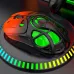 K-Snake X10 Tri-Mode Wireless Gaming Mouse Hollow Design 10000DPI RGB Lighting 400mAh Battery 10000Hz Polling Rate 71g Lightweight 2.4G/Bluetooth/Wired Esports Gamer Mice