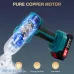 33000RPM Cordless Brushed Motor Vacuum Cleaner 250W High Suction Power Lightweight Design 21V Rechargeable Dry Cleaning Compact Dust Remover Portable Handheld Vacuum