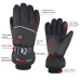 TENGOO Winter Heated Gloves Motorcycle Waterproof Gloves Heated Heating Warm Work Gloves Thermal Heated Outdoors Cycling Ski Gloves Battery Heated Gloves