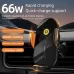 C3 Car Wireless Phone Holder Stand 66W Fast Charging Car Air Vent Charger Station Auto Infrared Induction for iPhone 16 15 14 13 12 for Samsung for Huawei for Xiaomi