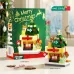 Christmas Santa Claus Building Blocks Assembly Kit Holiday Decoration DIY Model Festive Gift Set