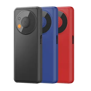 UNIWA V2000 Mini 2.4-inch Dual SIM Dual Standby 1700mAh FM Big Buttons Built-in HAC Earpiece 1000+ Phonebooks SOS Call Button Stereo BOX Large Speaker Type-C 4G Smartphone with Hightlight Torch