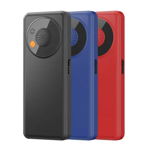 UNIWA V2000 Mini 2.4-inch Dual SIM Dual Standby 1700mAh FM Big Buttons Built-in HAC Earpiece 1000+ Phonebooks SOS Call Button Stereo BOX Large Speaker Type-C 4G Smartphone with Hightlight Torch