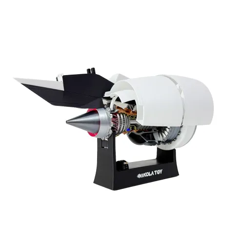 NIKOLATOY Small Size 35cm Trent 900 Turbofan Engine Model Science Discovery Toys