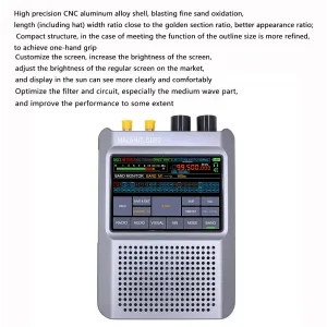 New Firmware 2.40 Genuine Second Generation Malahit-DSP2 SDR Malachite Receiver Radio 10kHz-380MHz 404MHz-2GHz