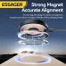 ESSAGER ES-WC18 15W Magnetic Wireless Charger Fast Wireless Charging Pad with 360 Rotary Stand for Smart Phones for iPhone 16 16 Pro 15 14 13 Pro Max for Xiaomi 15 Ultra for Huawei Pura X for Samsung Galaxy S25 Ultra