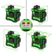 3D 12 Line Green Light Laser Level Digital Self Leveling 360 Rotary Measure