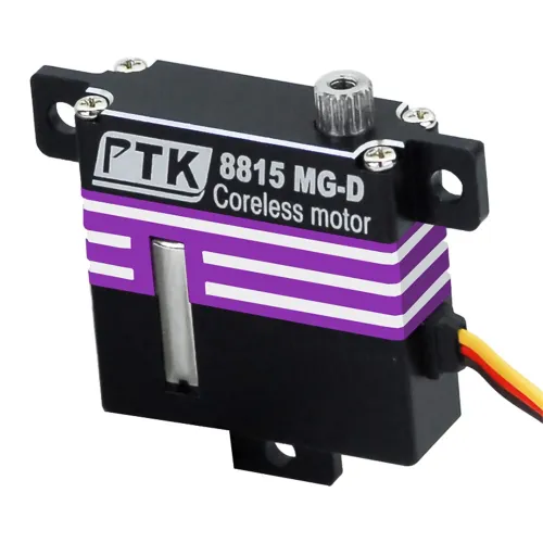 PTK 8815 MG-D 15KG Servo All Metal Geared Glider Fixed Wing RC Model Aircraft Programmable High Torque Waterproof Servo