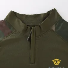 TENGOO Outdoor Sports Mens Camouflage Underwear Set Camo Training Long Sleeve Tops + Pants Suit Fitness Camping Hiking Hunting Underwear Clothes for Men