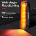 LAOTILS80 Smart Brake Sensor Bike Taillight 500mAh Battery 6 Light Modes Type-Rechargeable IPX5 Waterproof Wear-resistant Bicycle Rear Light for Night Cycling