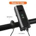 BENGGUO 3 in 1 Bike Headlight 1000Lm Brightness 4400mAh High Capacity Power Bank 8 Light Modes Waterproof Bicycle Front Light with 130db Horn for Night Cycling