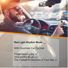 Car Crash Cymbal Air Vent Mini Drum Hand-shooting Cymbals Car Drum Cymbal Air Vent Musical Instrument For Car Interior