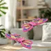 E0-25 Flying Glitter Butterflying Intelligent Gravity Sensor Obstacle Altitude Hold Mode 360 Filp Colorful LED Lighting 2.4G 4CH RC Toys Kids Gift Drone Quadcopter RTF