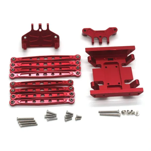 Upgraded Metal Linkage Rod Seat Gearbox Base Parts Full Set for MN128 MN86S G500 1/12 RC Car Vehicles Models Spare Accessories