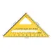 Carpenter Triangle Square Measuring Ruler 45 Degree Ruler Woodworking Scriber Angle Ruler For Woodworking