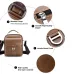 BULLCAPTAIN Genuine Leather Men's Messenger Bag Casual Crossbody Handbag Gift for Man Business Shoulder Bag