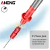 ANENG PT2003 2pcs Multimeter Test Lead Extention Piercing Needle Tip Probe 1000V 10A Red/Black Insulation Piercing Pins Tools
