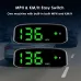 Solar Head Up Display GPS+ Digital Car Speedometer Beidou Dual System Intelligent Light Sensing HUD Car Universal Accessories