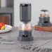 Comfook Electric Spice Grinder with Dual Pods Ceramic Core Adjustable Coarseness One-Button Operation USB Rechargeable Pepper & Salt Mill Set