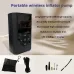 Portable Cordless Electric Air Compressor Pump with LED Emergency Light USB Rechargeable Fits for Car Tires Bicycles and Sports Balls